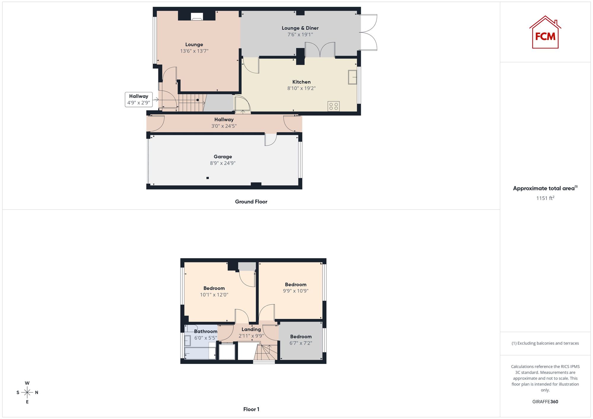8 Eskdale Close, Cleator Moor floorplan
