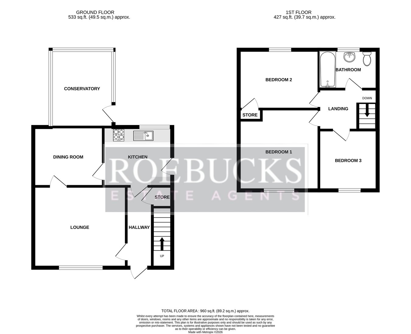 25, Rutland Place, Barnsley floorplan