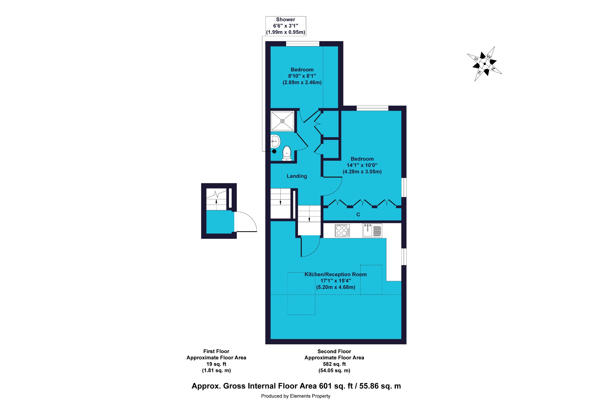 Second Floor Flat 3, 127, Leytonstone floorplan