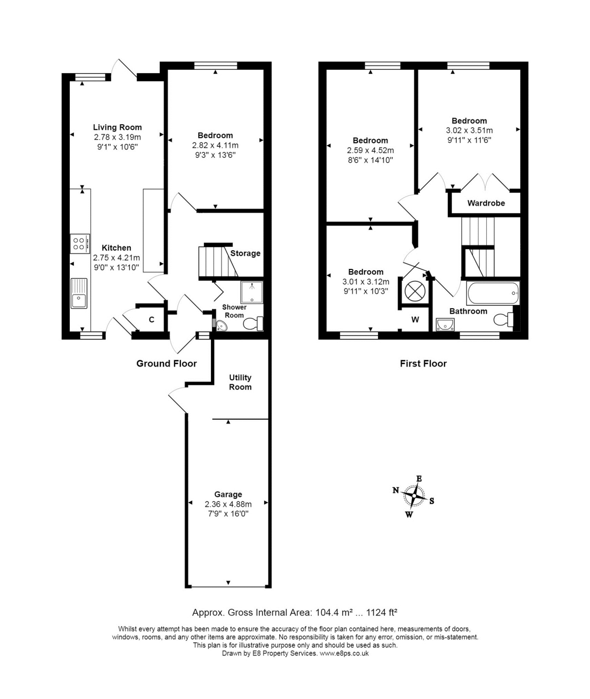 John Snow Place, Oxford floorplan