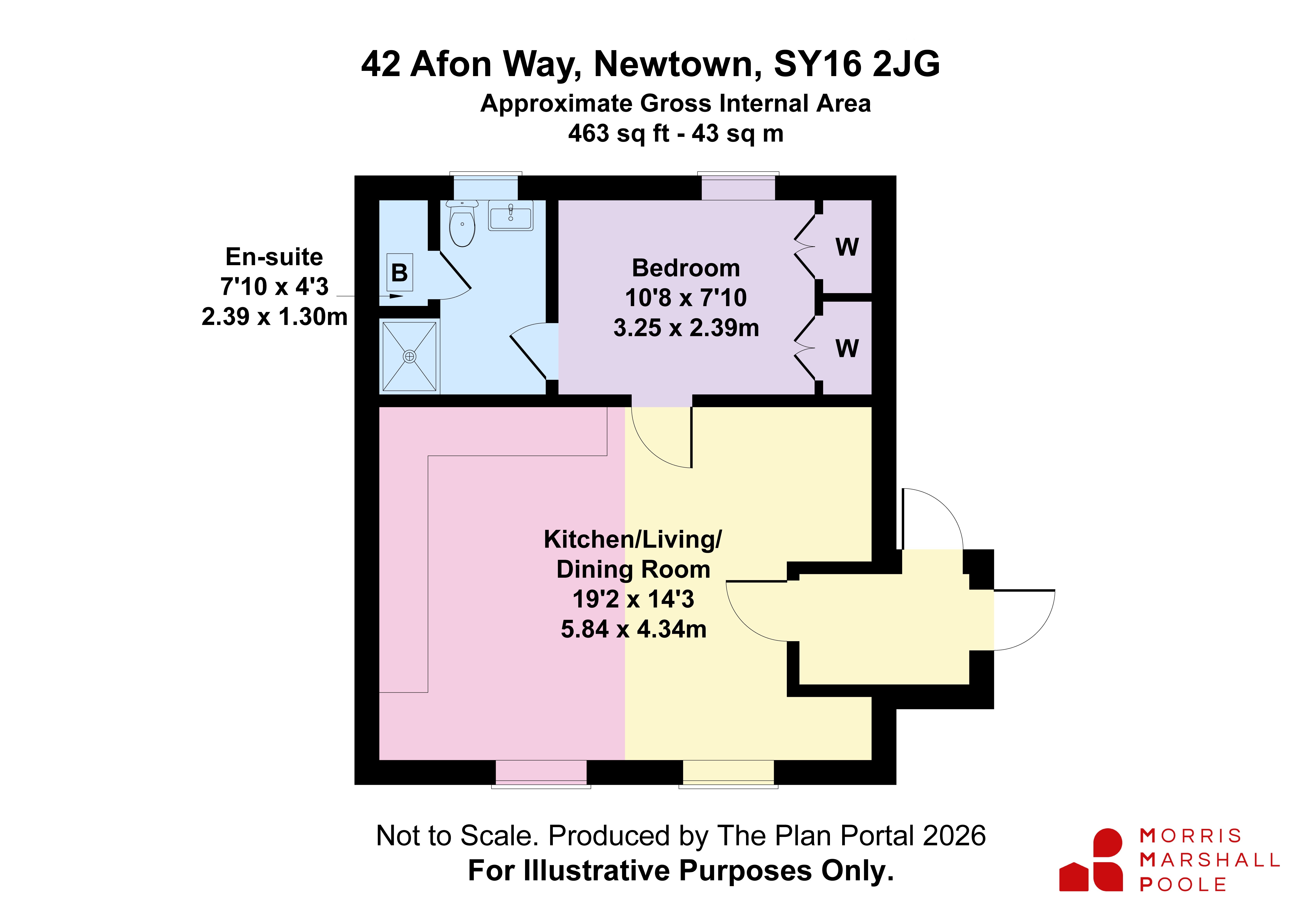 42, Afon Way, Powys floorplan