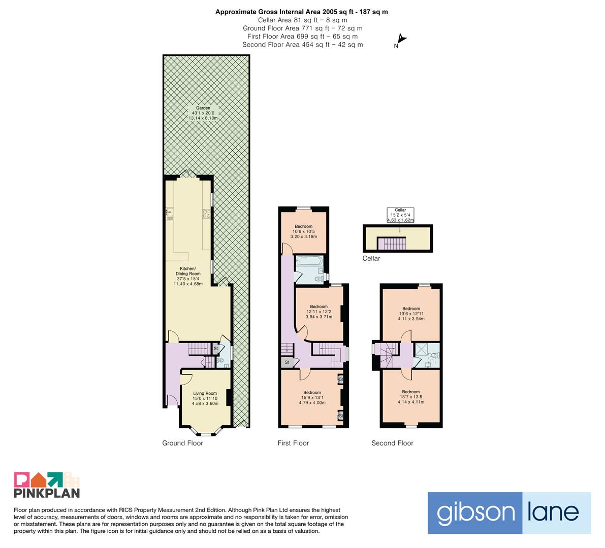 58, Gibbon Road, Kingston Upon Thames floorplan