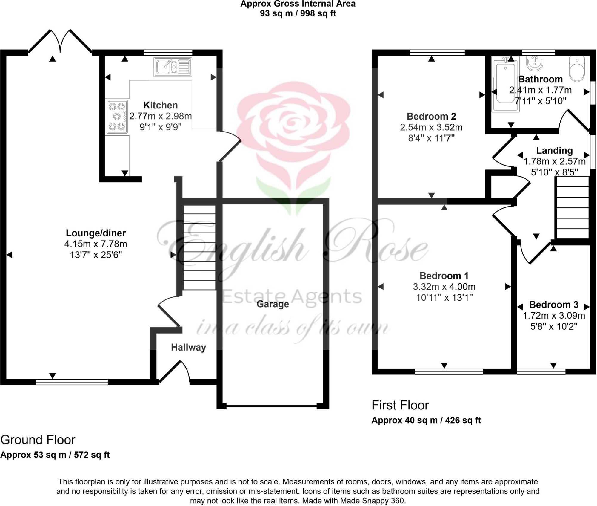 The Copse, Nottingham floorplan