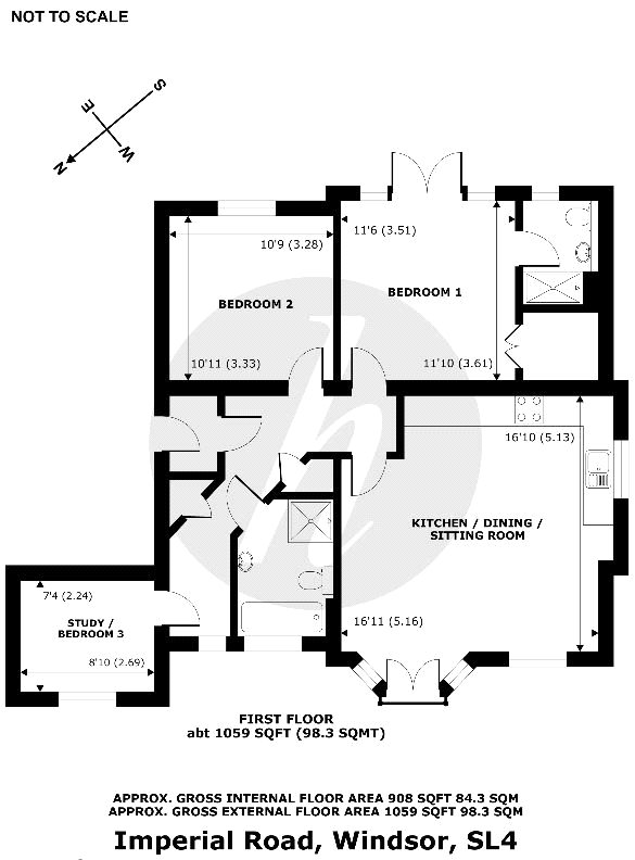 2 Bedrooms Flat for sale in Imperial Road, Windsor, Berkshire SL4