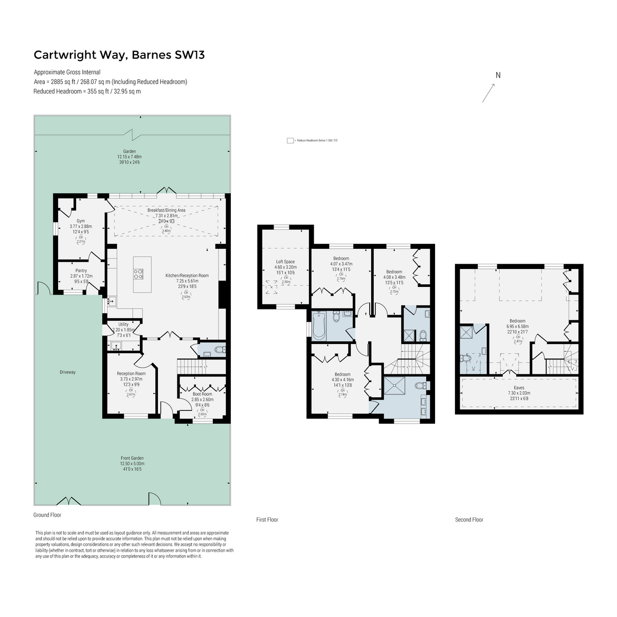 3, Cartwright Way, London floorplan