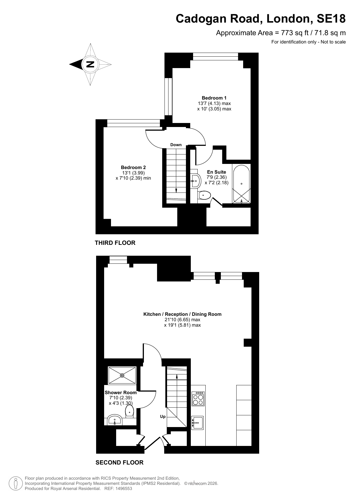 280, Building 22, Cadogan Road floorplan