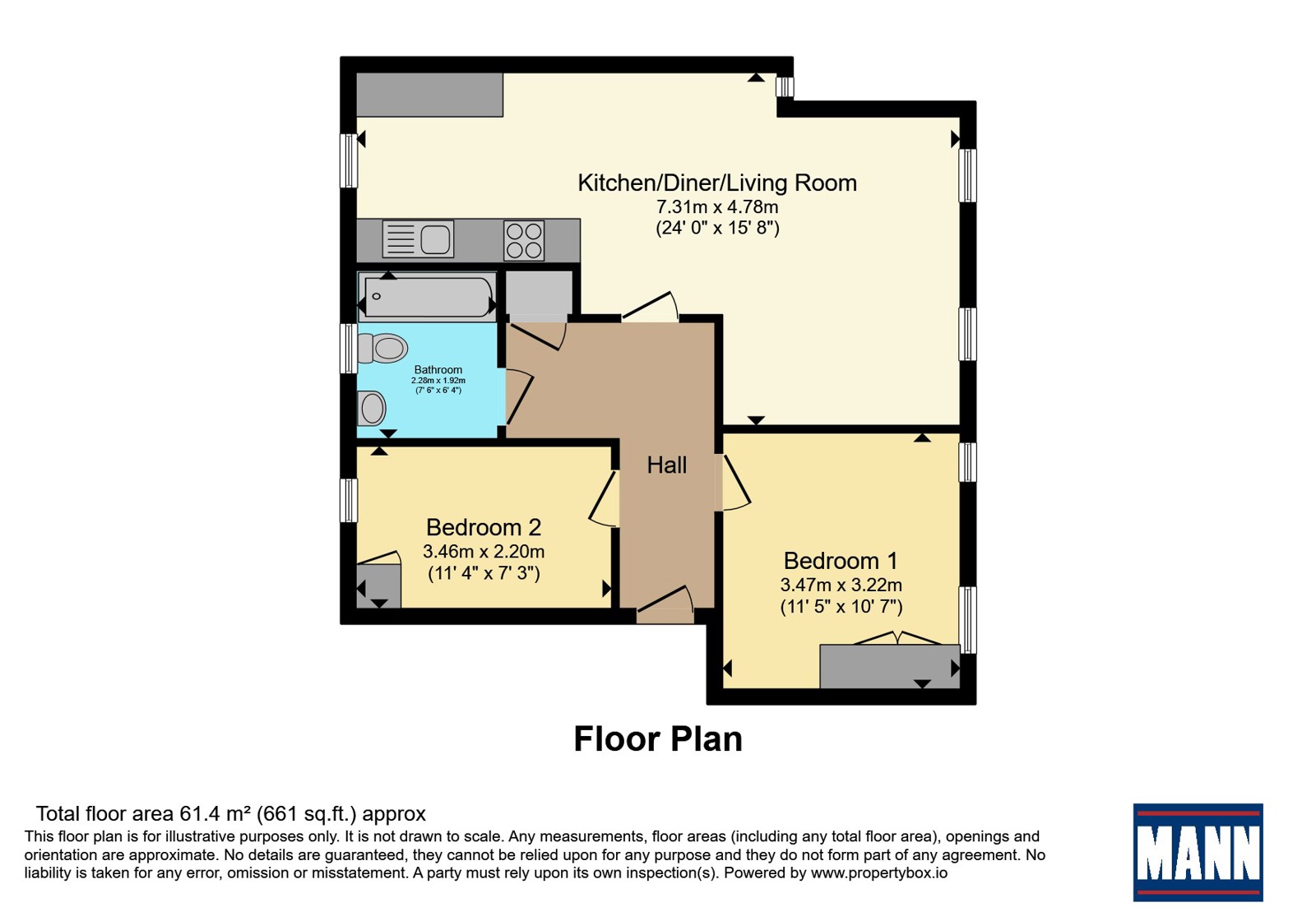 15, Rowan Close, Hampshire floorplan