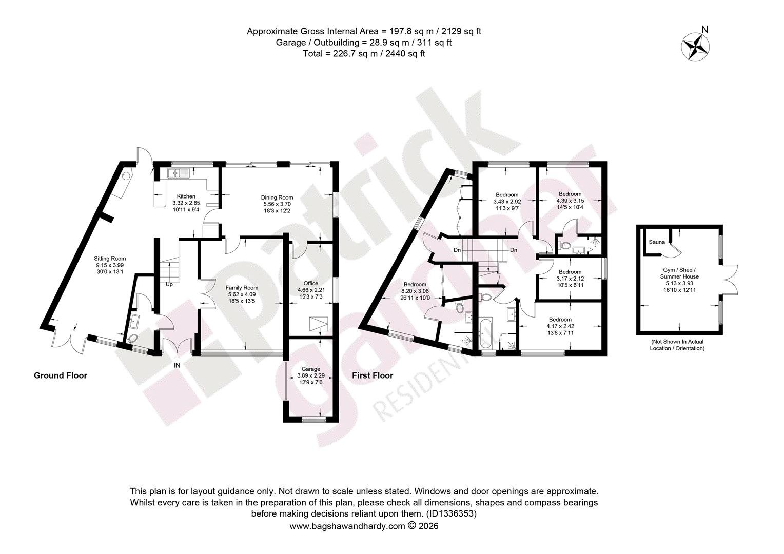 Rookwood, 1, Virginia Close, Ashtead floorplan