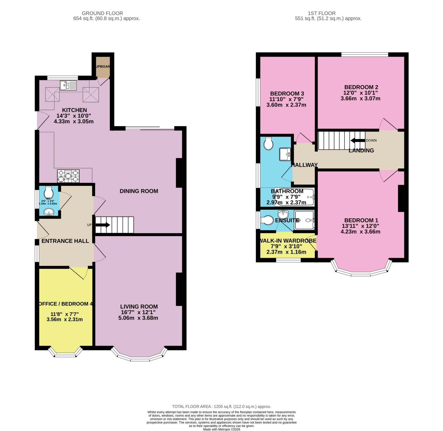 The Fairway, Bromley floorplan