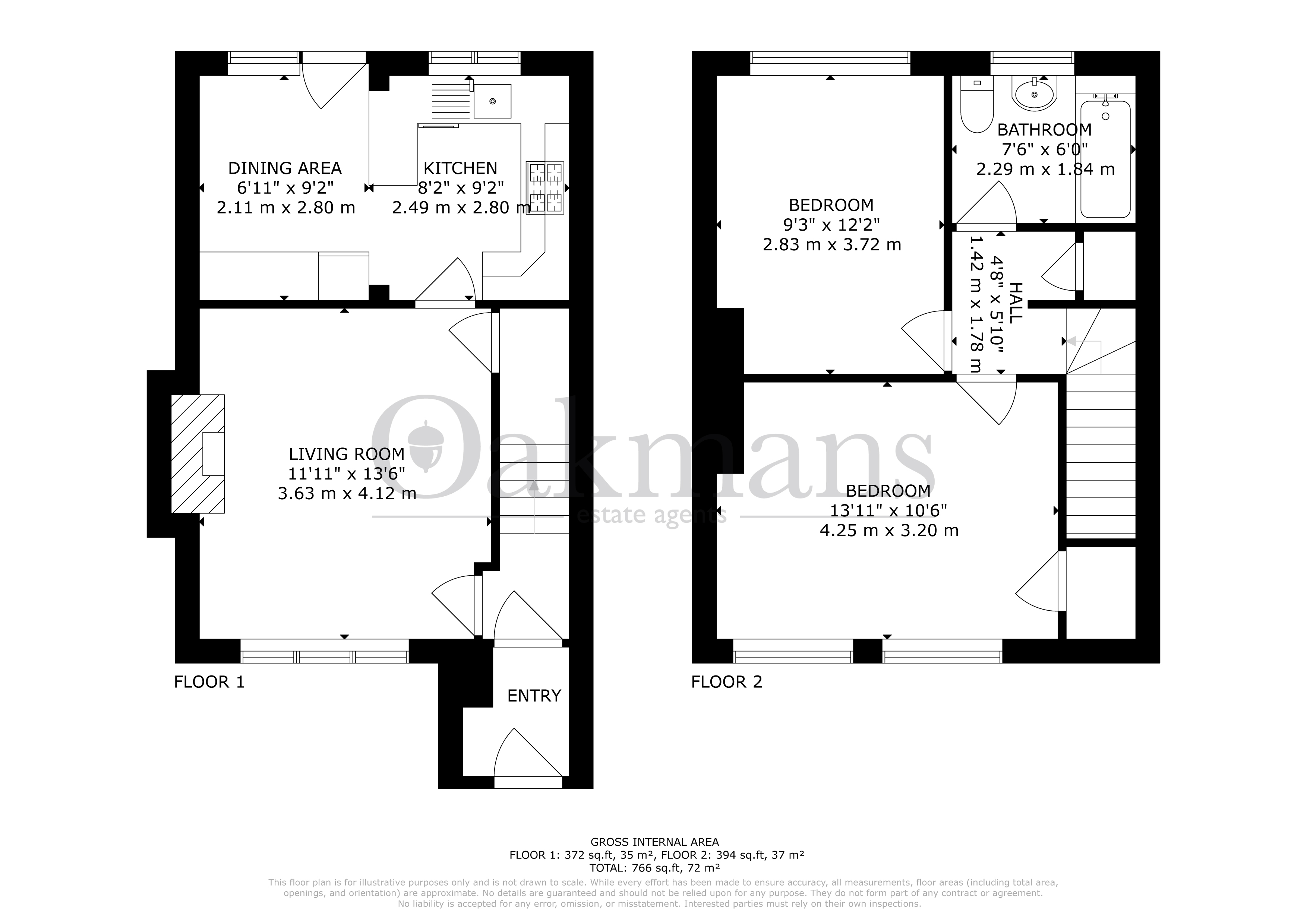 37, The Centre Way, West Midlands floorplan