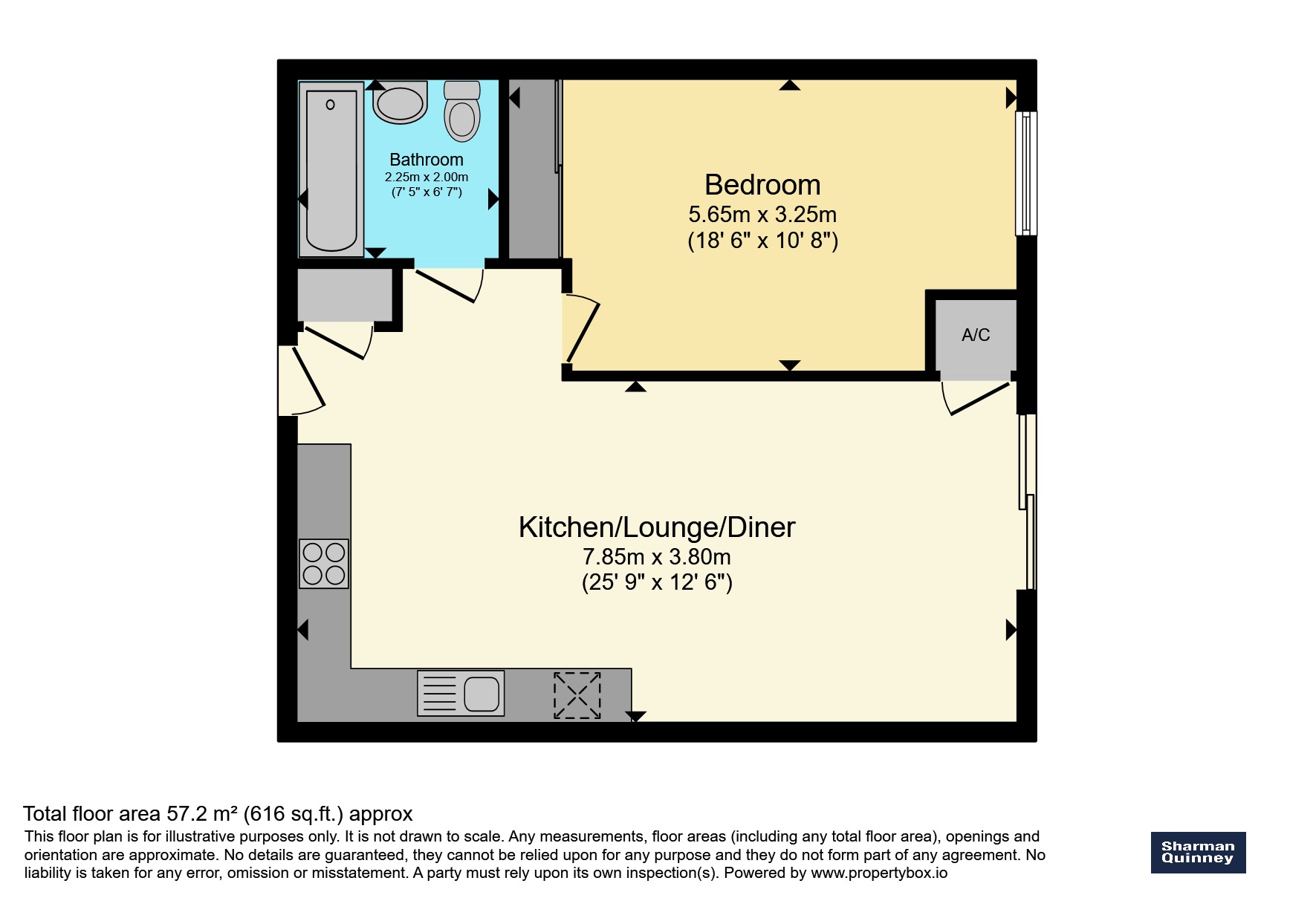 203, Kitson House, East Station Road, Peterborough floorplan