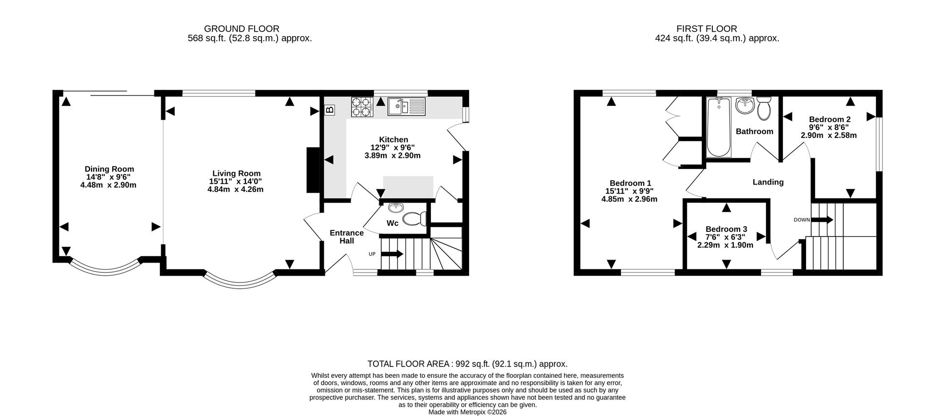 59, Money Lane, West Drayton floorplan