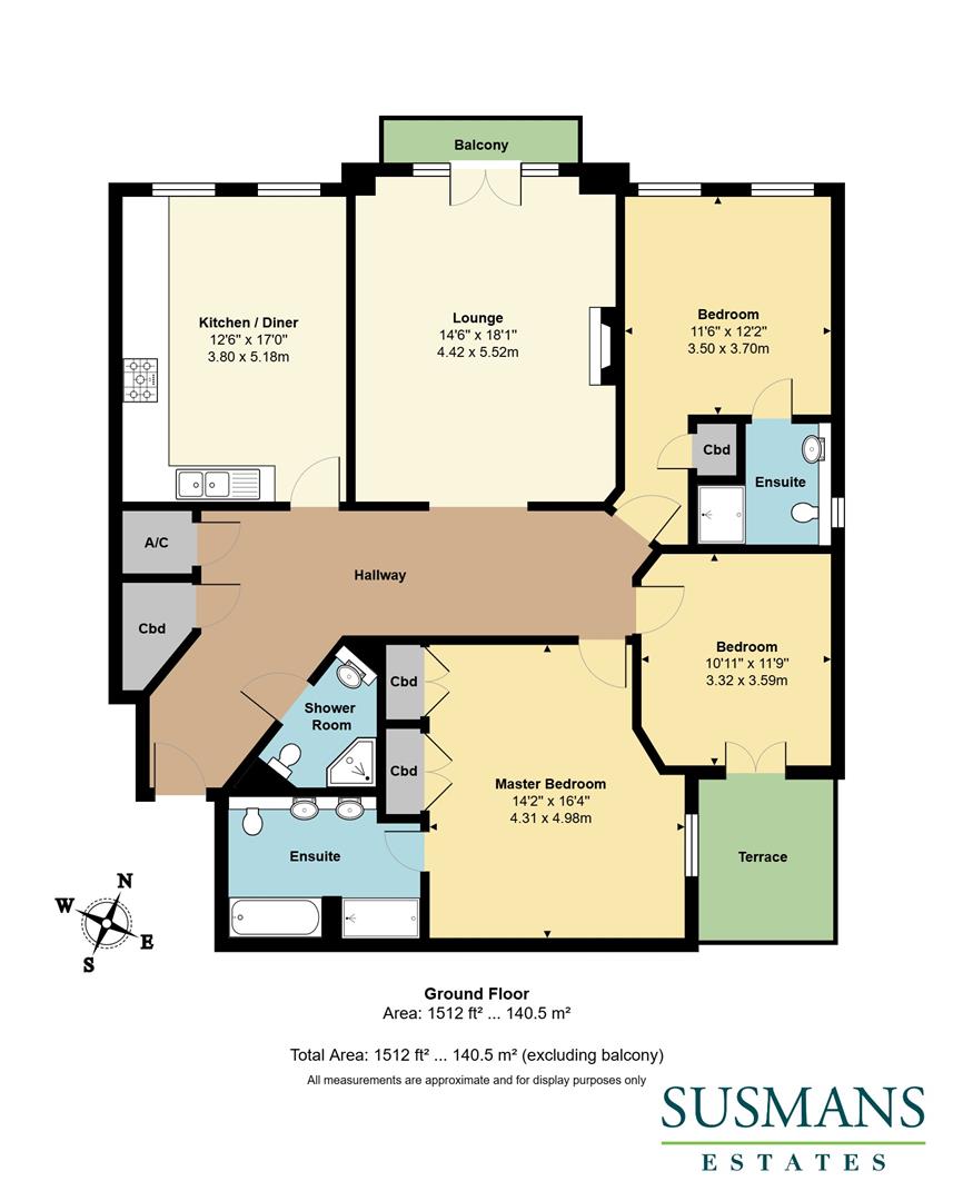 1, Hawkesley Court, Radlett floorplan
