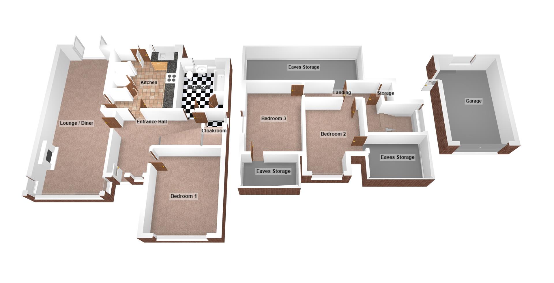 14, Battlemead, Swanage floorplan