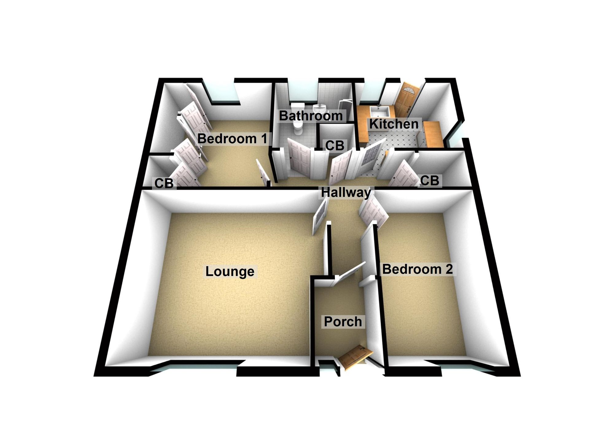 26 Hillsboro, Bridgend floorplan