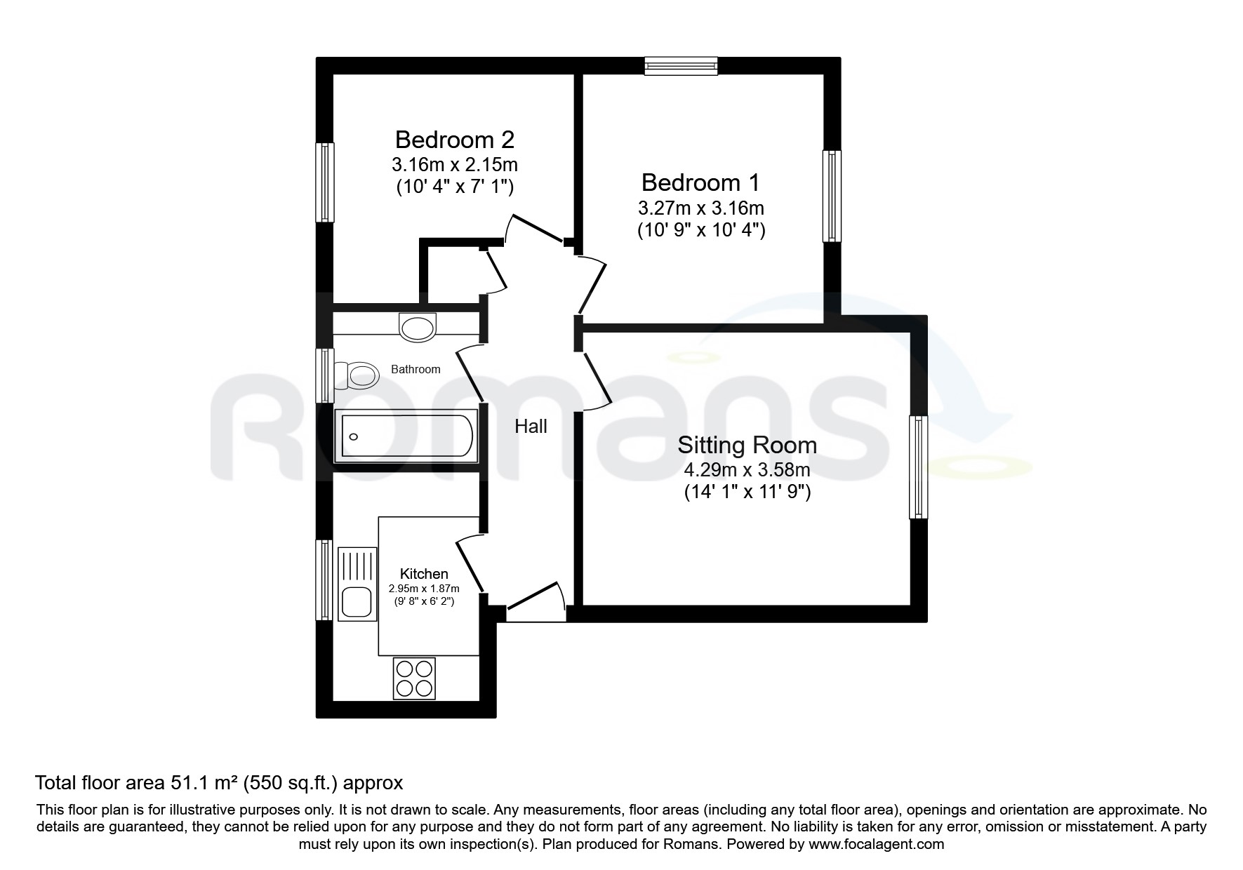 19, Thorley Court, Swindon floorplan