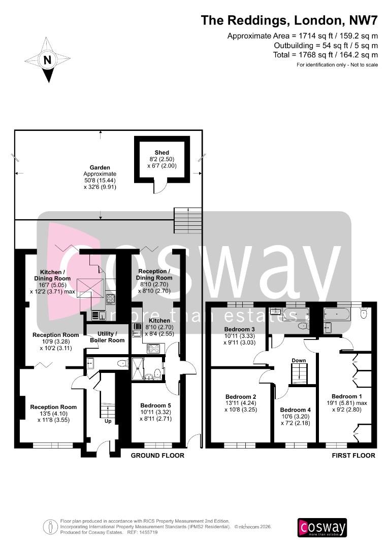 13, The Reddings, Mill Hill, NW7, London floorplan