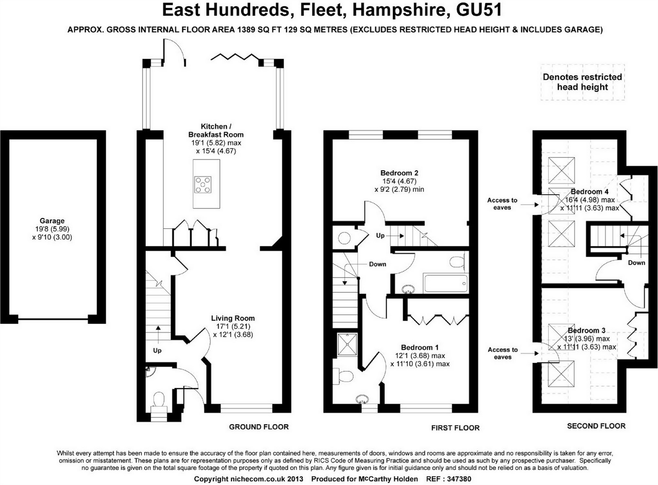 4 Bedrooms Semi-detached house for sale in East Hundreds, Fleet GU51