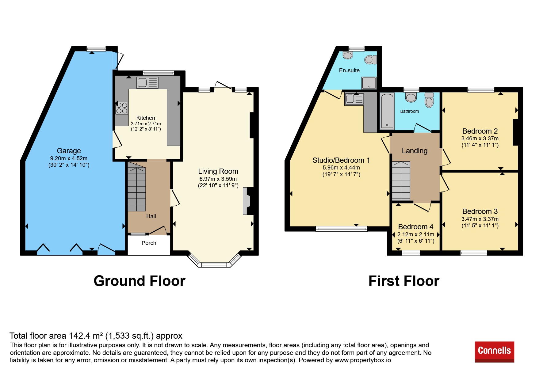 44, Whitelands Road, High Wycombe floorplan