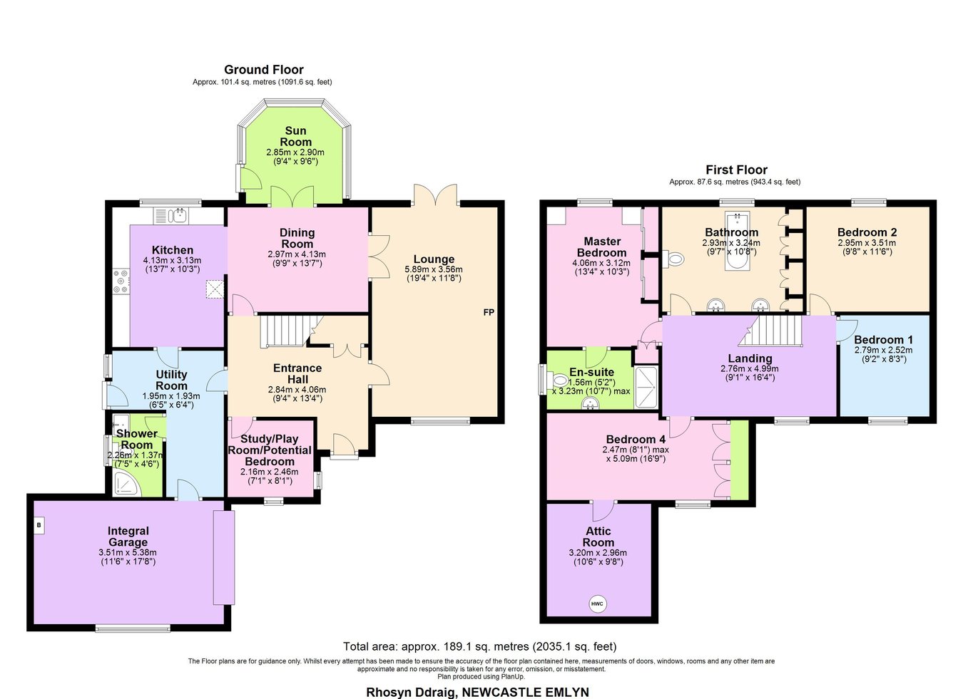 Rhosyn Ddraig, Newcastle Emlyn floorplan