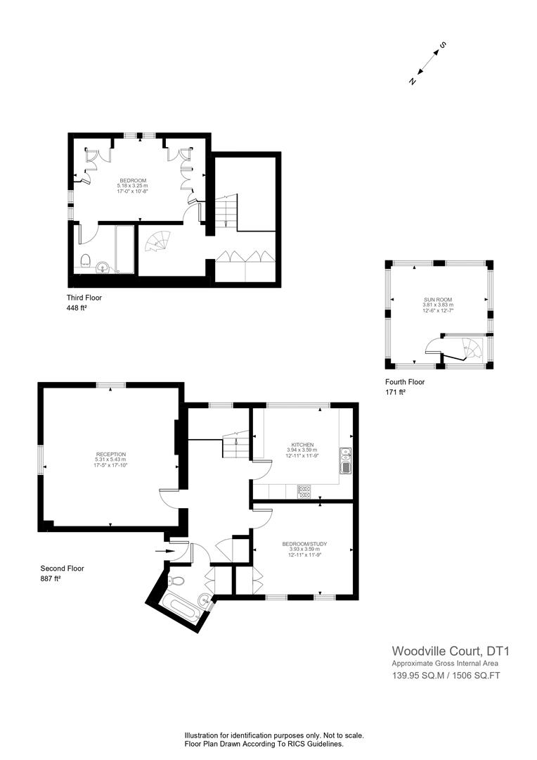4, Woodville Court, Dorchester floorplan