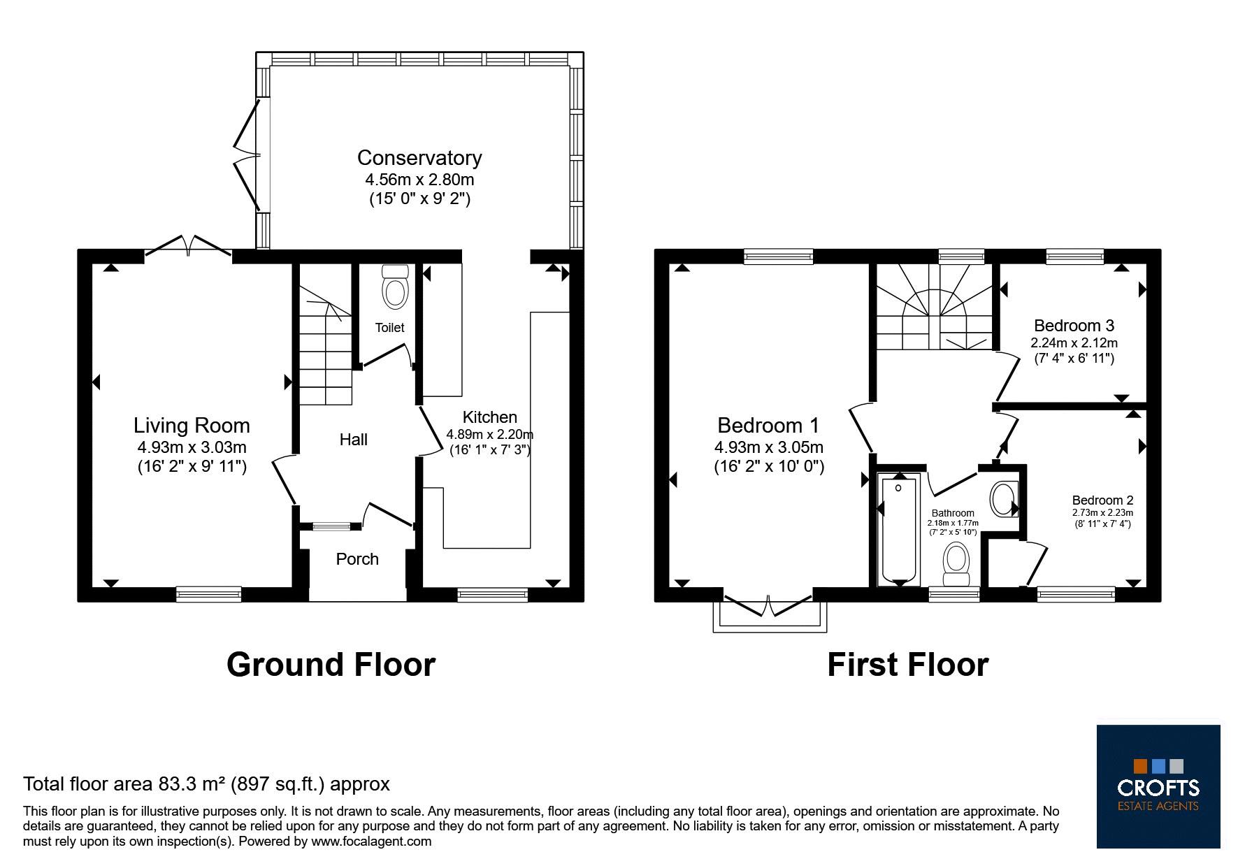 Rose Cottage 17, Whitehall Country Cottages, Cleethorpes floorplan