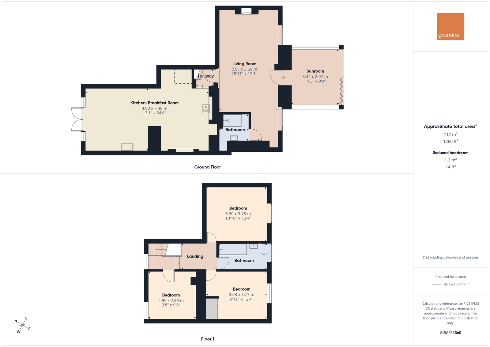 Cherry Tree Cottage, Little Carharrack, Redruth floorplan