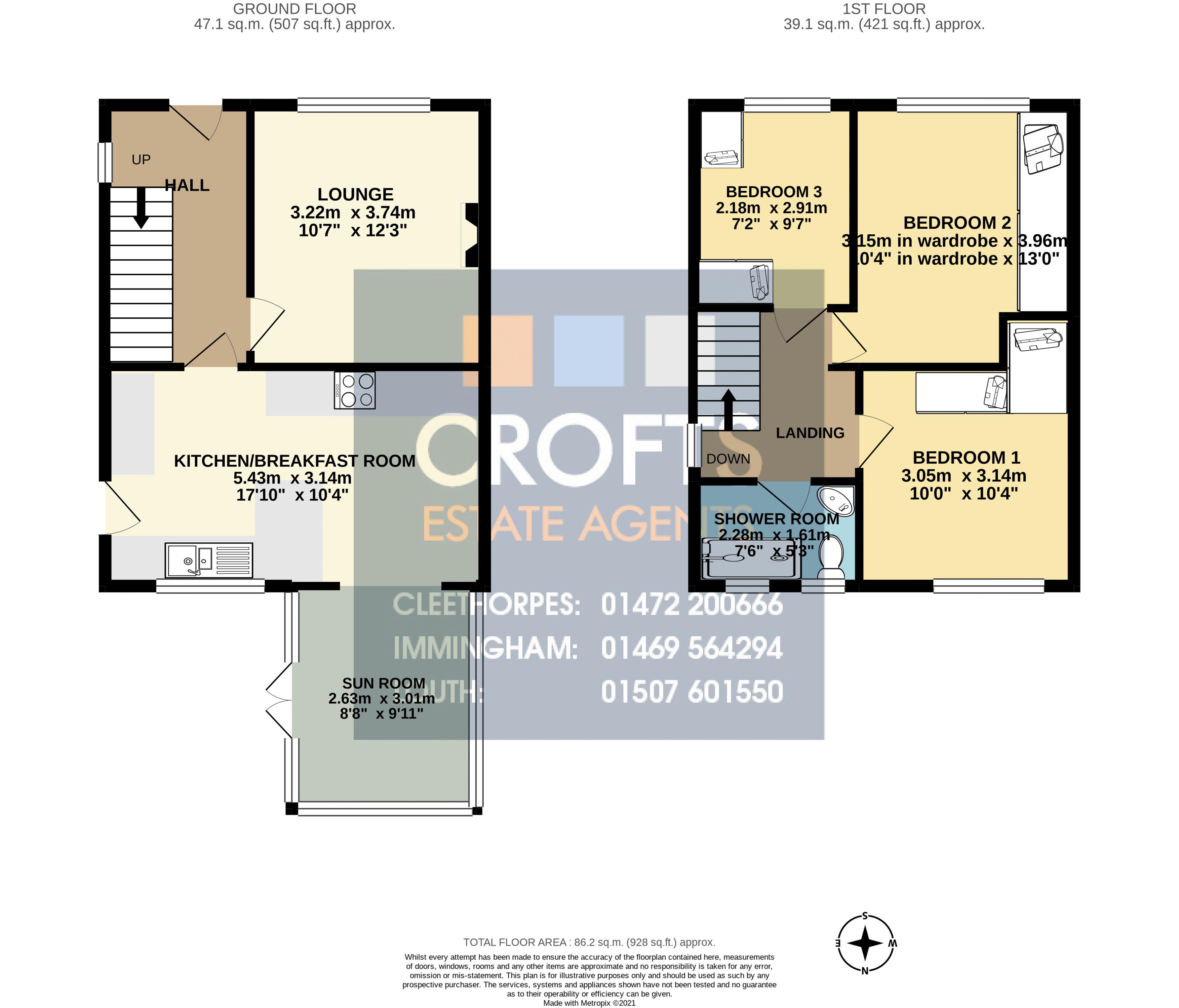 Southwold Crescent, Scartho, Grimsby DN33, 3 bedroom semidetached