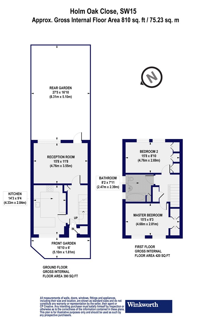 7, Holm Oak Close, London floorplan