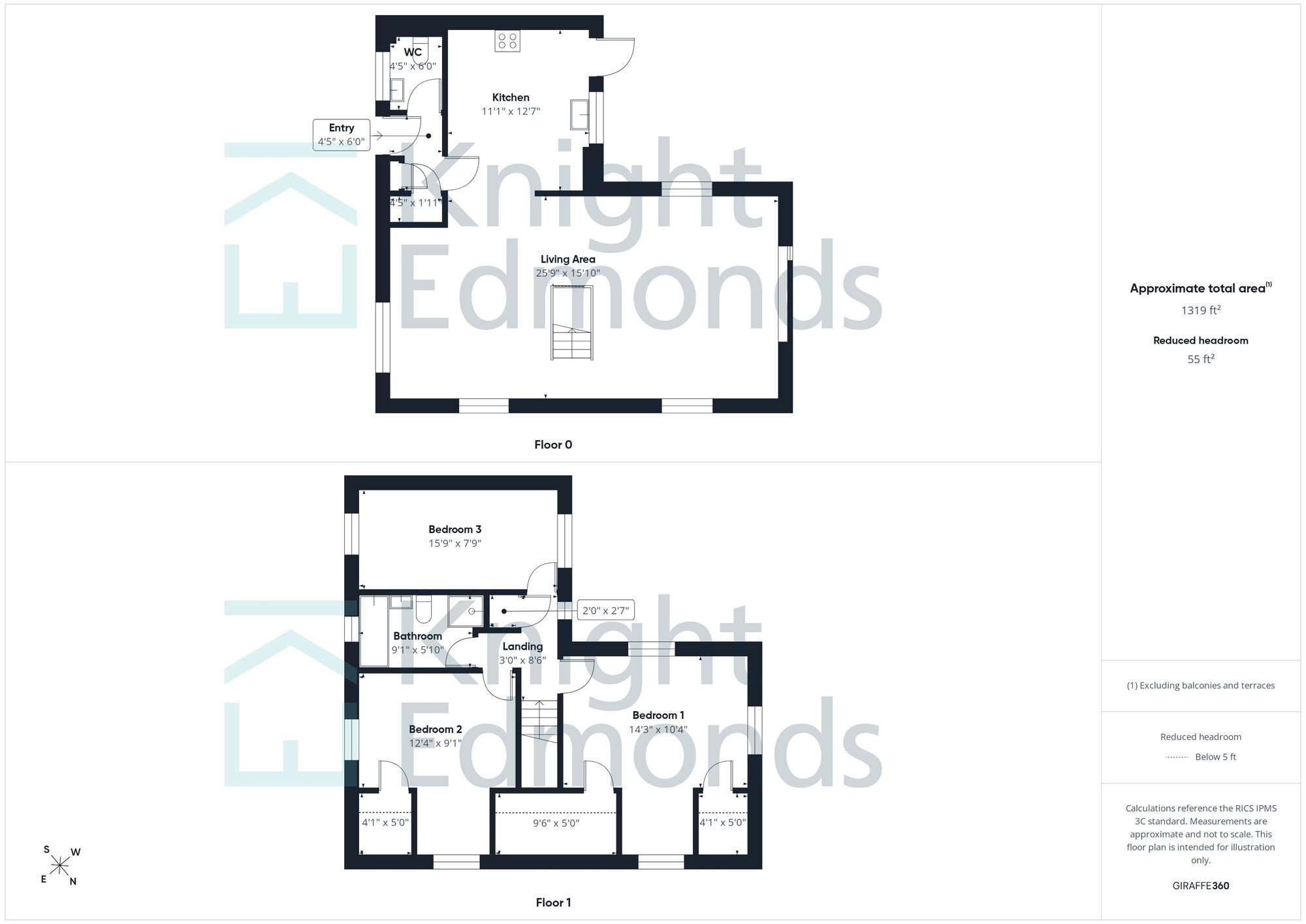 1a Culpeper Close, Maidstone floorplan