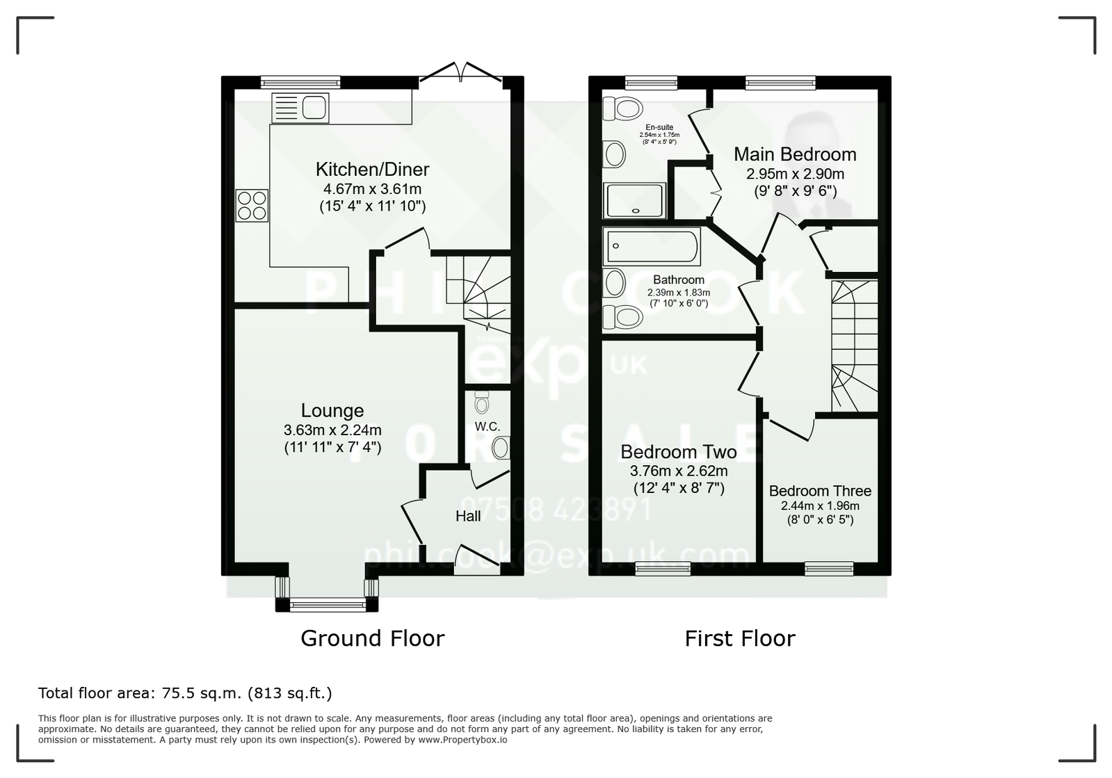5, Hill Close, Kidderminster floorplan
