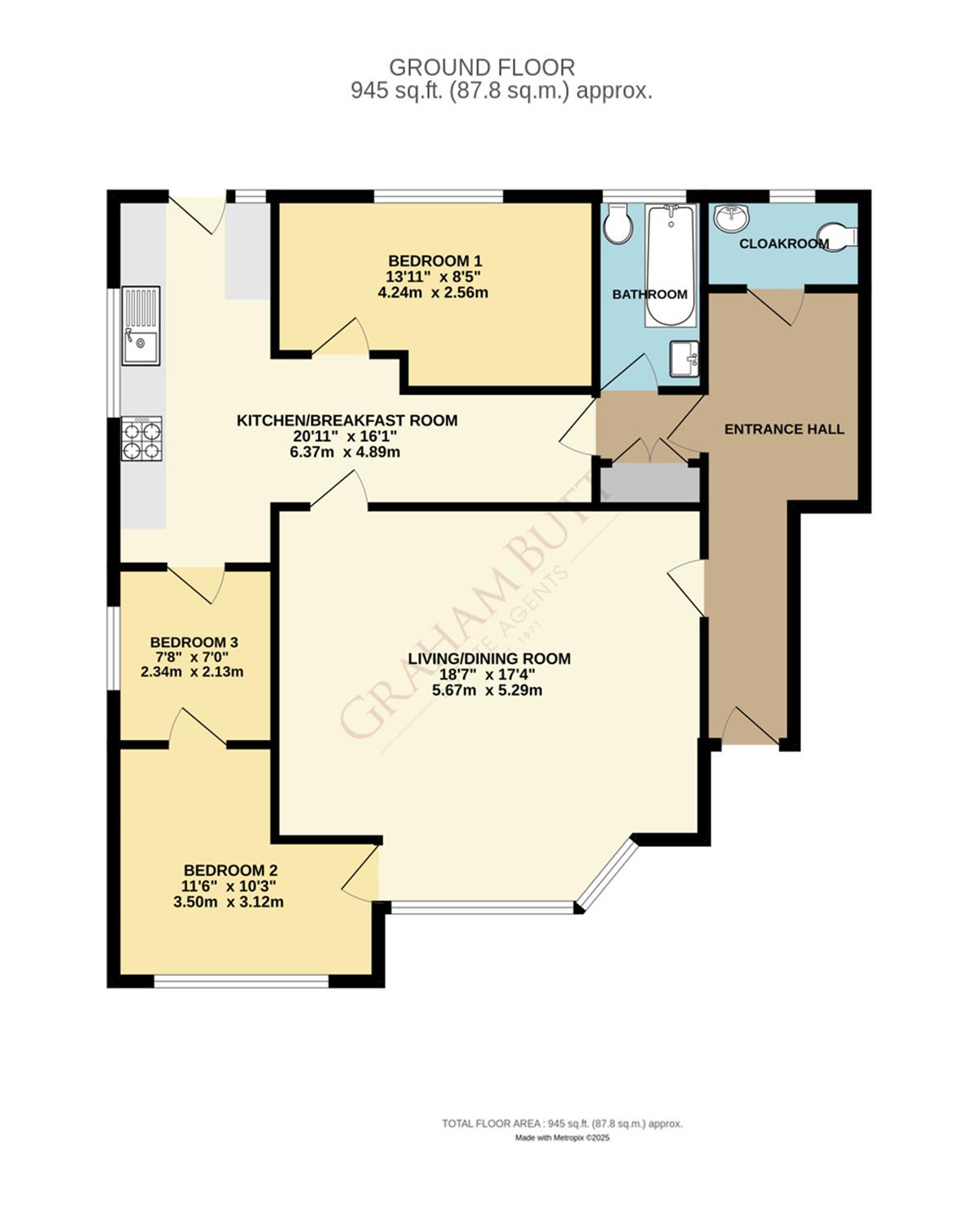 10A,, Granville Road, West Sussex floorplan