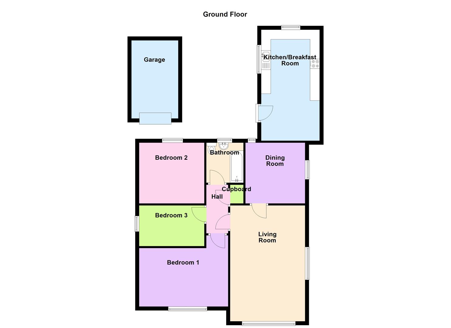 10, Caldecote Close, Peterborough floorplan