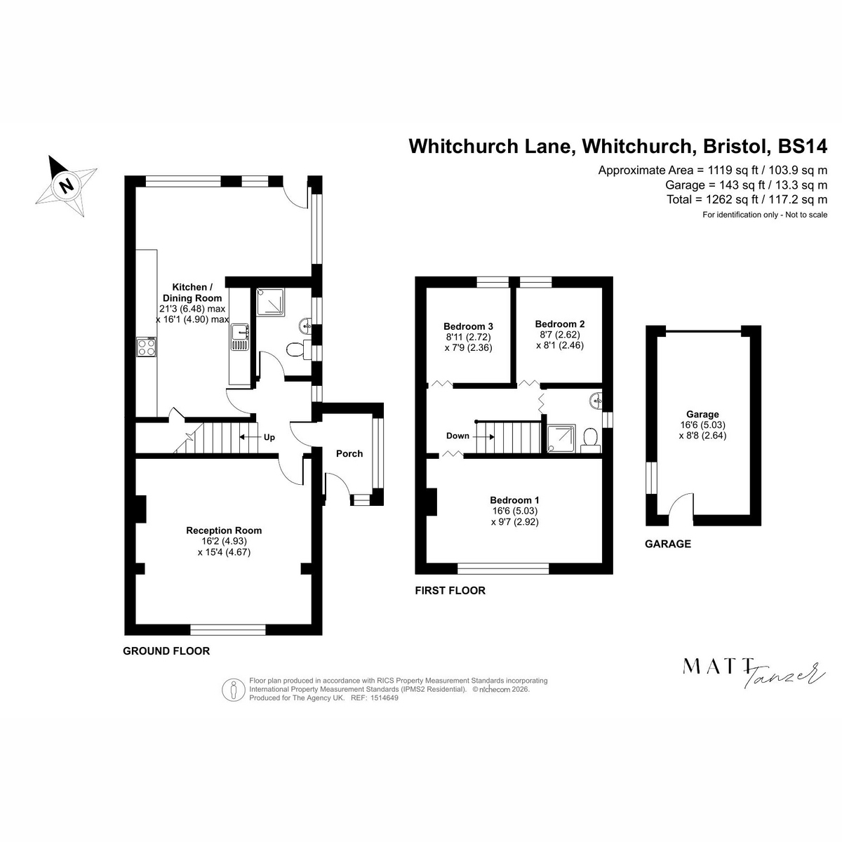 761, Whitchurch Lane, Bristol floorplan
