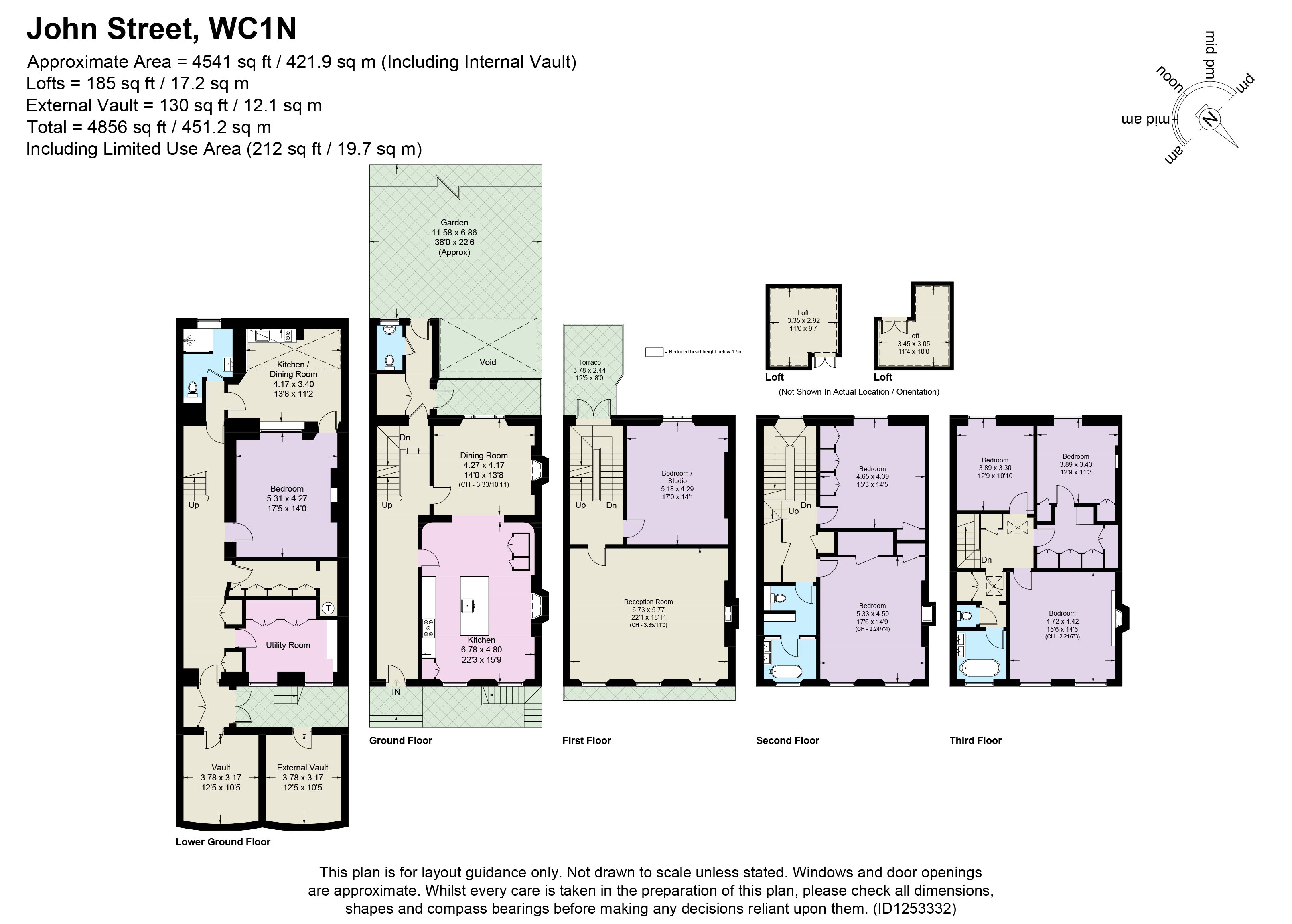 26, John Street, London floorplan