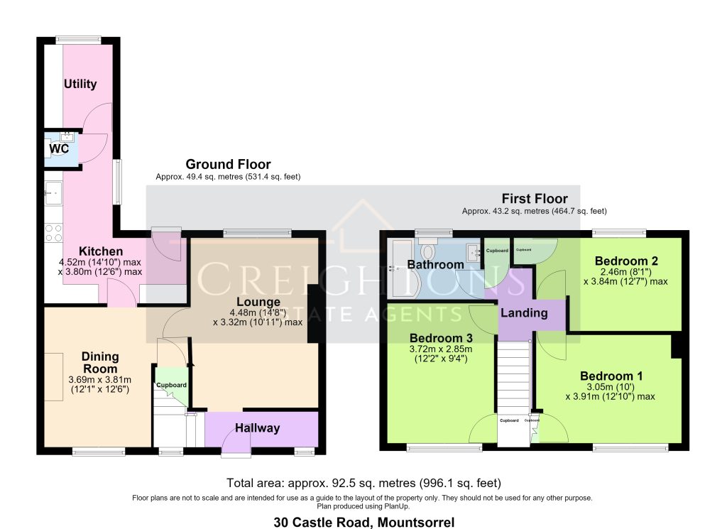 Castle Road, Loughborough floorplan