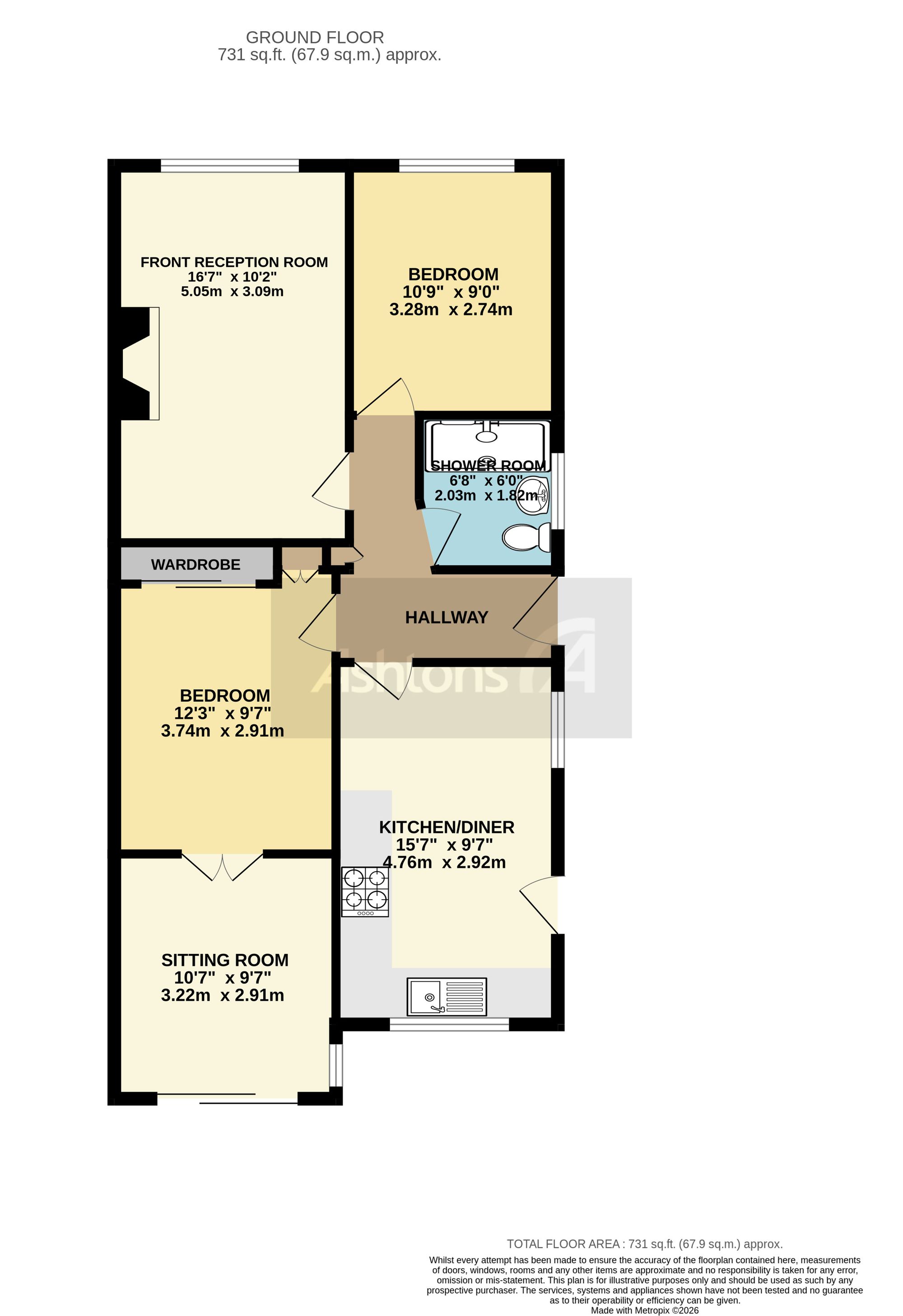8 Oakdale Drive, Manchester floorplan