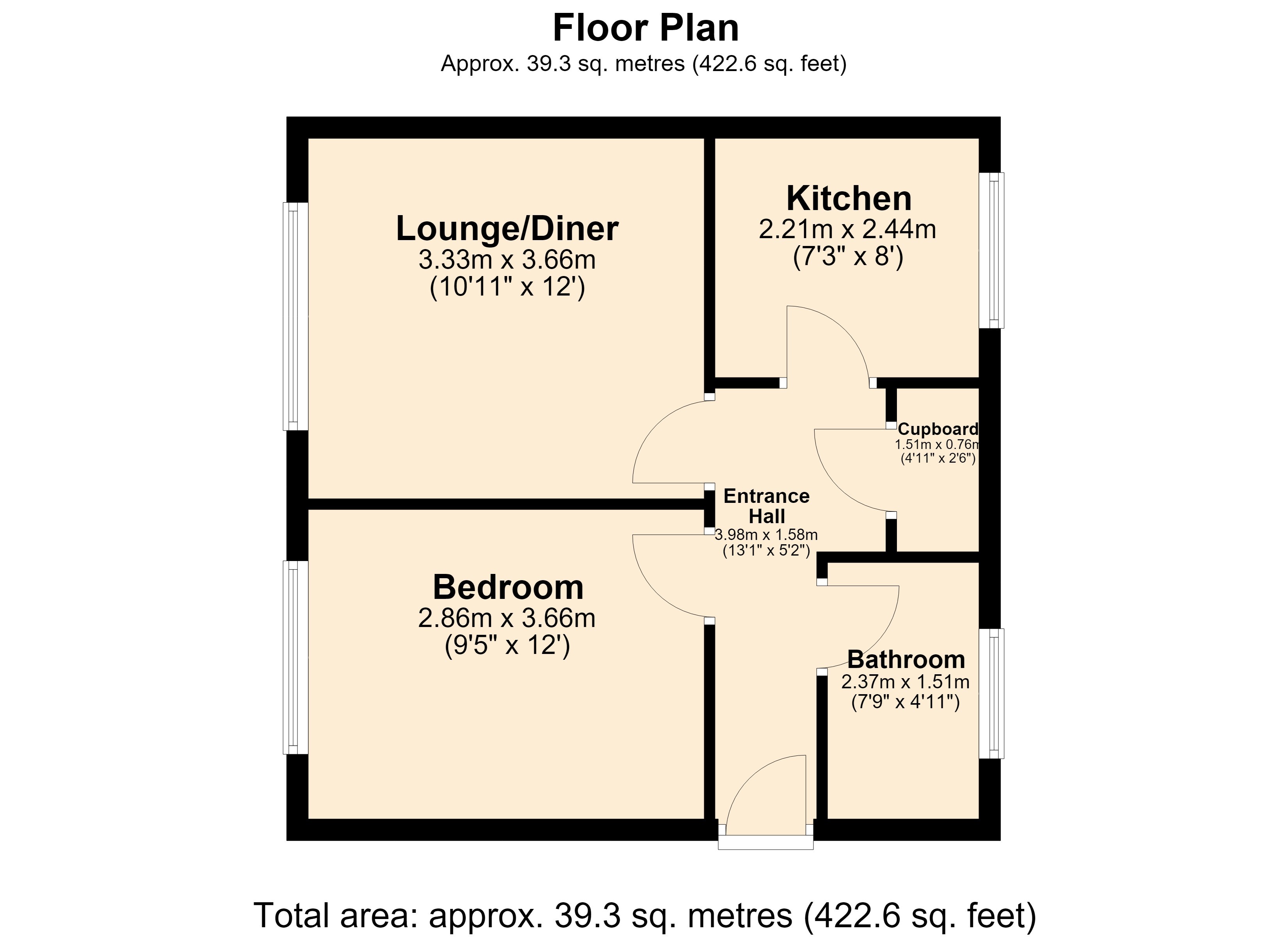 Flat 6, Mallard House, The Moorings, Lydiate floorplan
