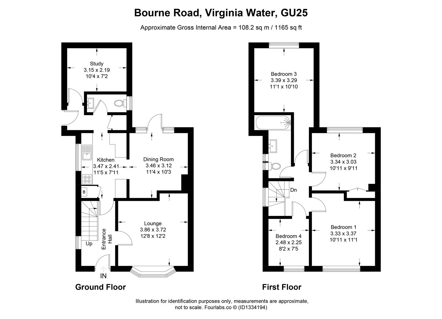 5, Bourne Road, Virginia Water floorplan