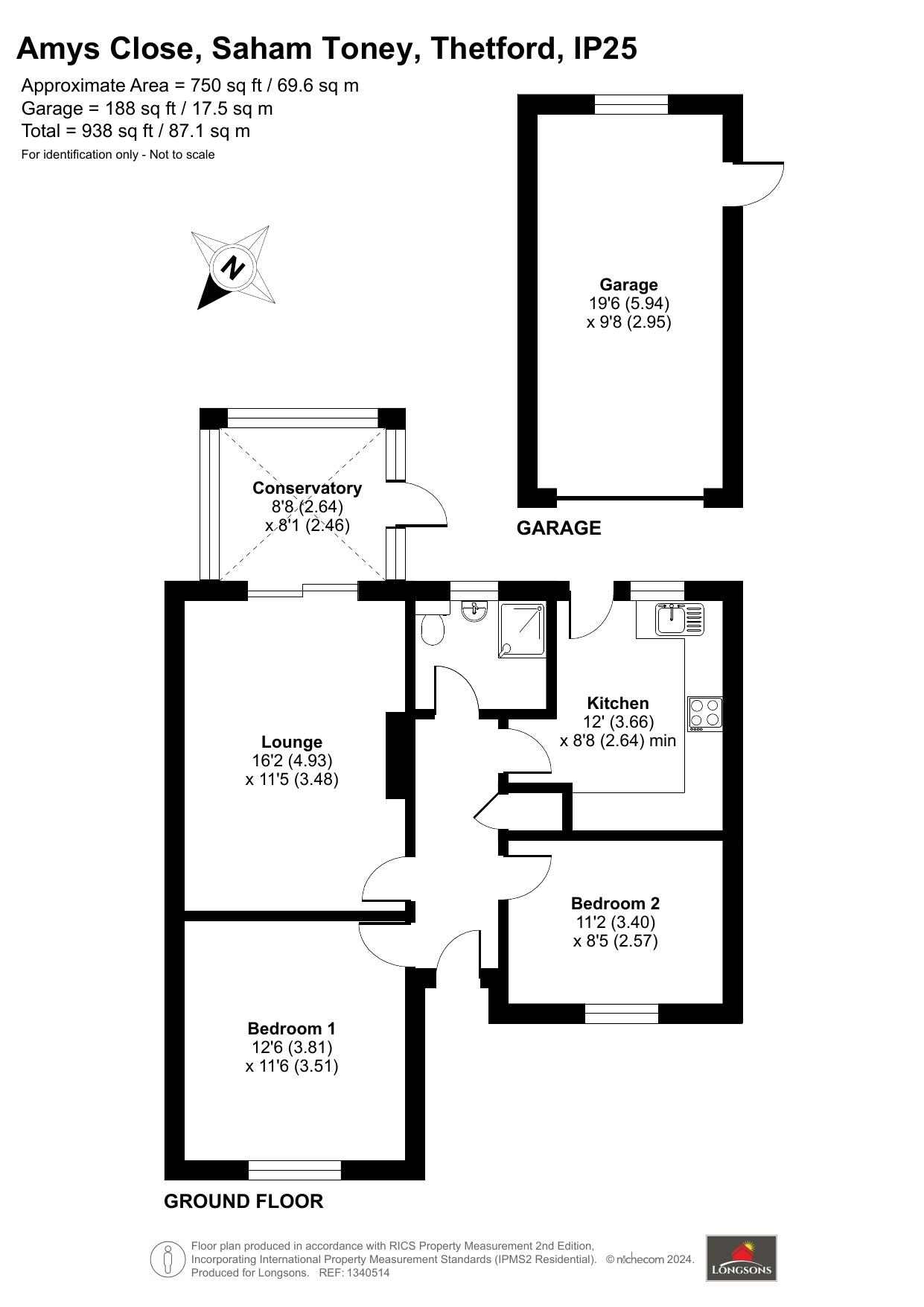 10, Amys Close, Thetford floorplan
