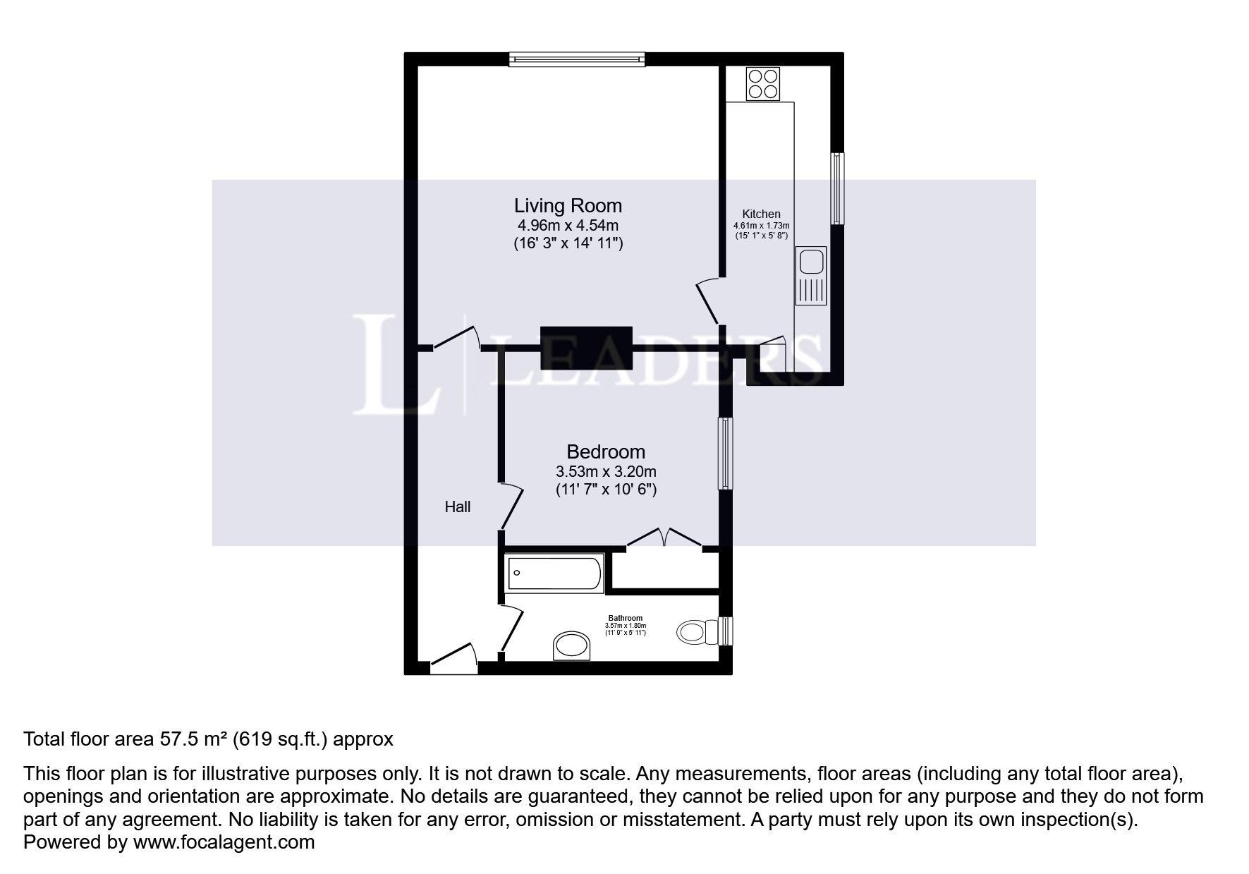 5, Southwood House, 13 Park Crescent floorplan