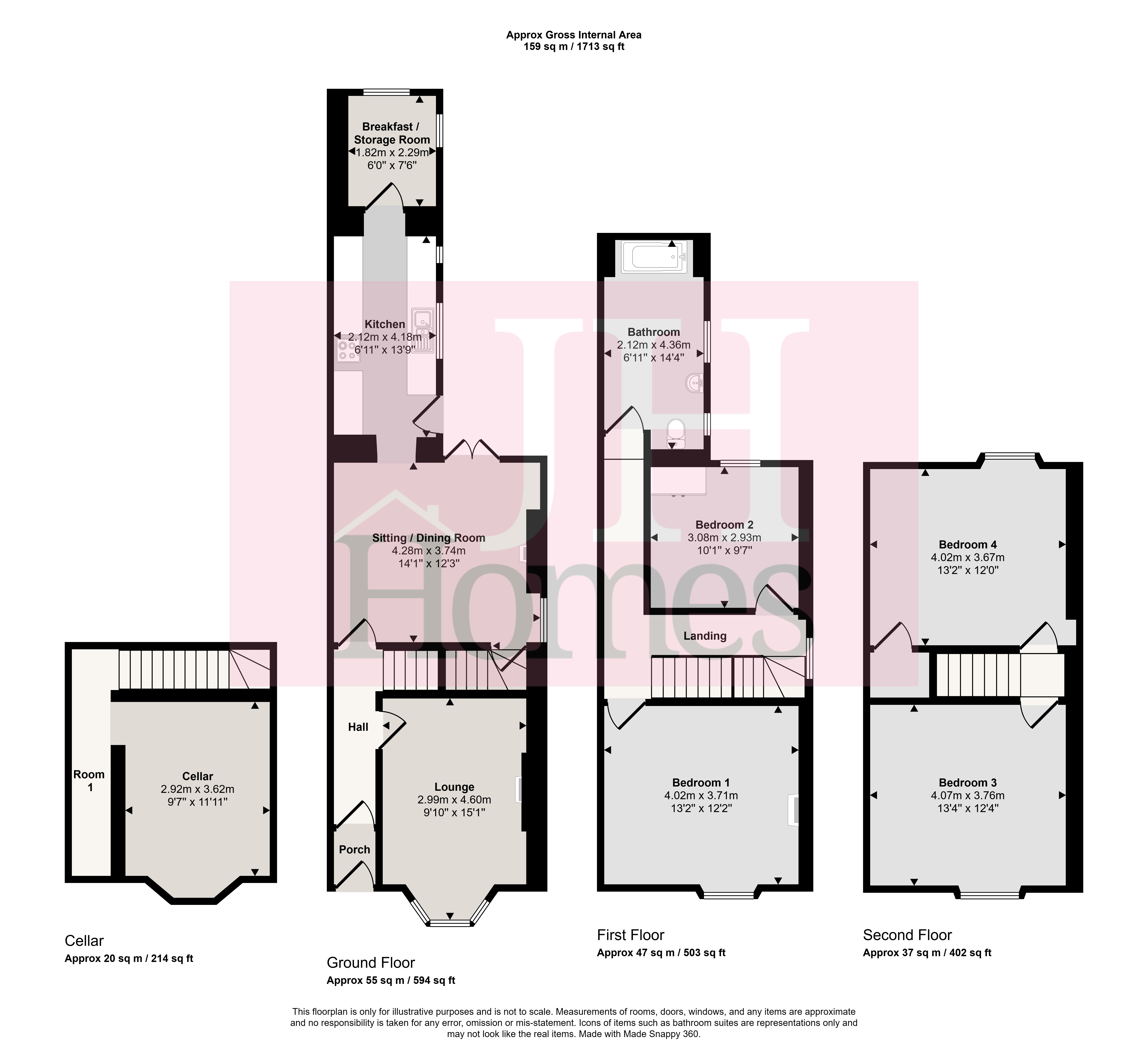 11, Newton Street, Ulverston floorplan