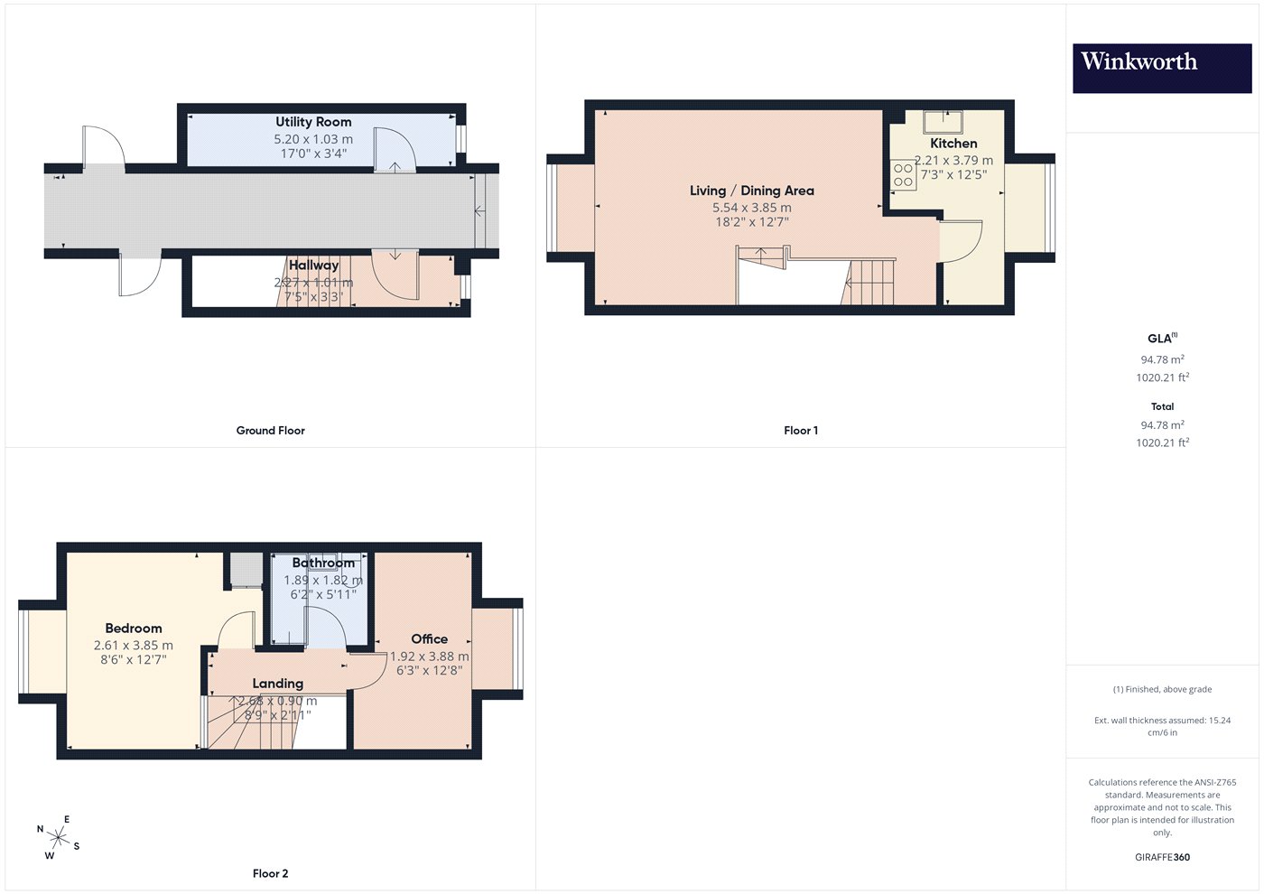 24, Yew Lane, Reading floorplan