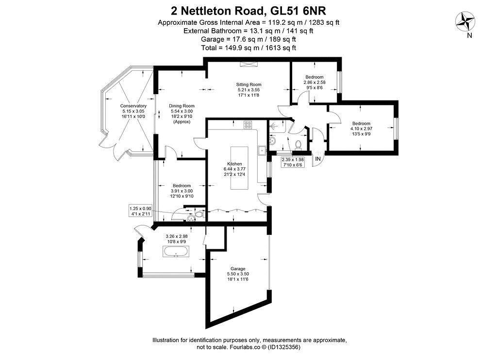 2, Nettleton Road, Cheltenham floorplan