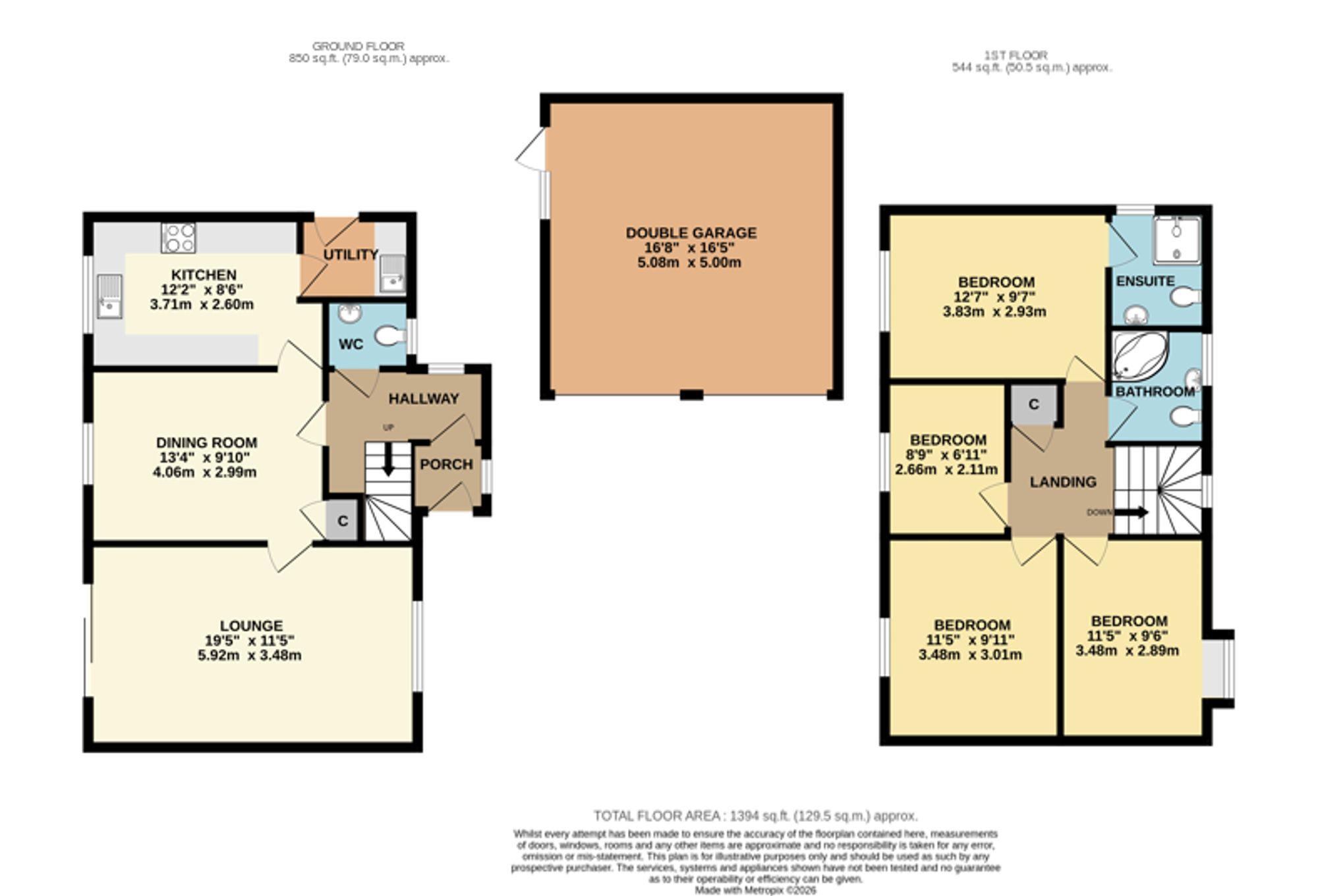 39 Brookside Way, Southampton floorplan