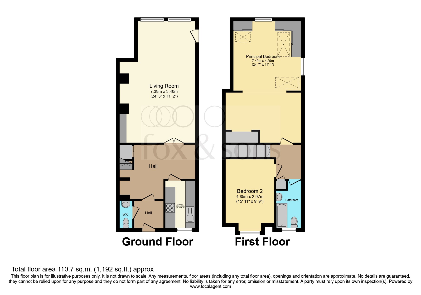 Flat 3, The Hoo, Church Street, Eastbourne floorplan