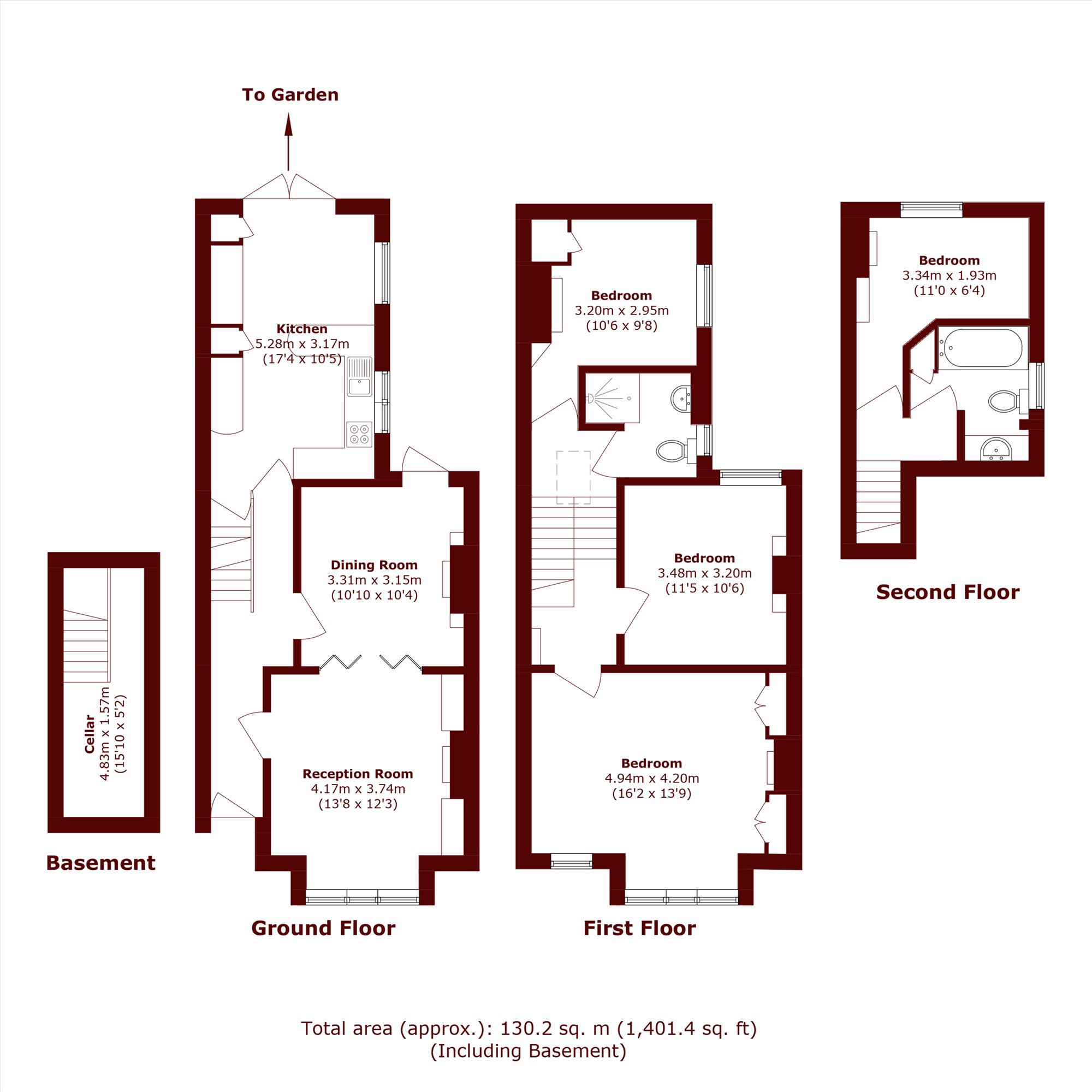 47, Aliwal Road, London floorplan