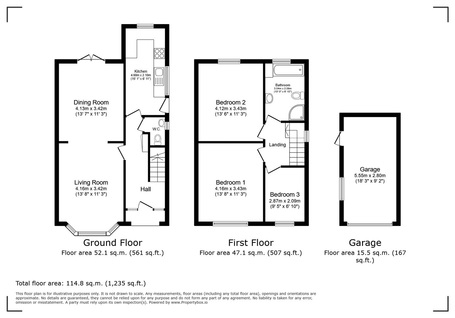 7, Shelford Crescent, Nottingham floorplan
