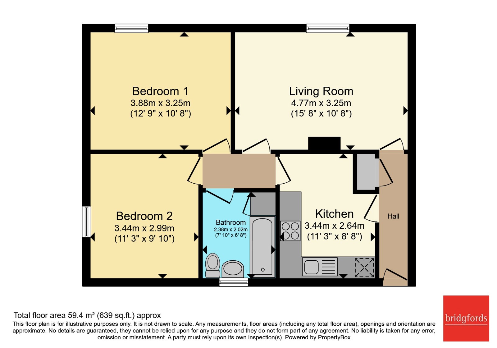 Flat 8, Lymm floorplan