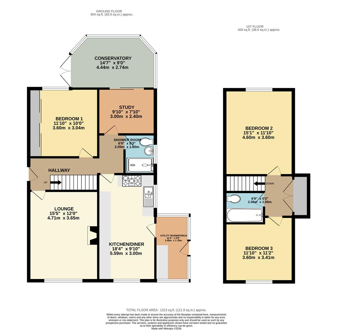 25, Holmpton Road, Withernsea floorplan